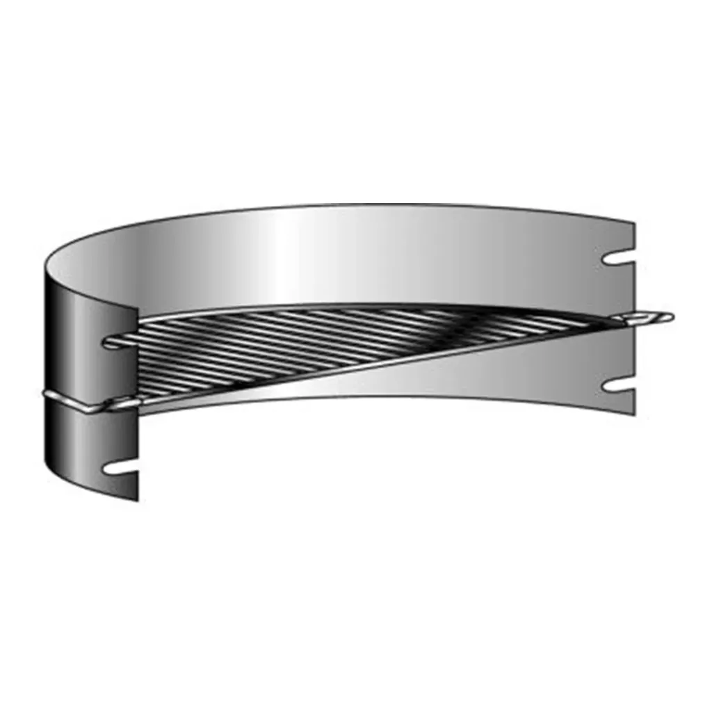 [8035211] Steiniger Windschutz mit Warmhalterost für Vogtlandgrill