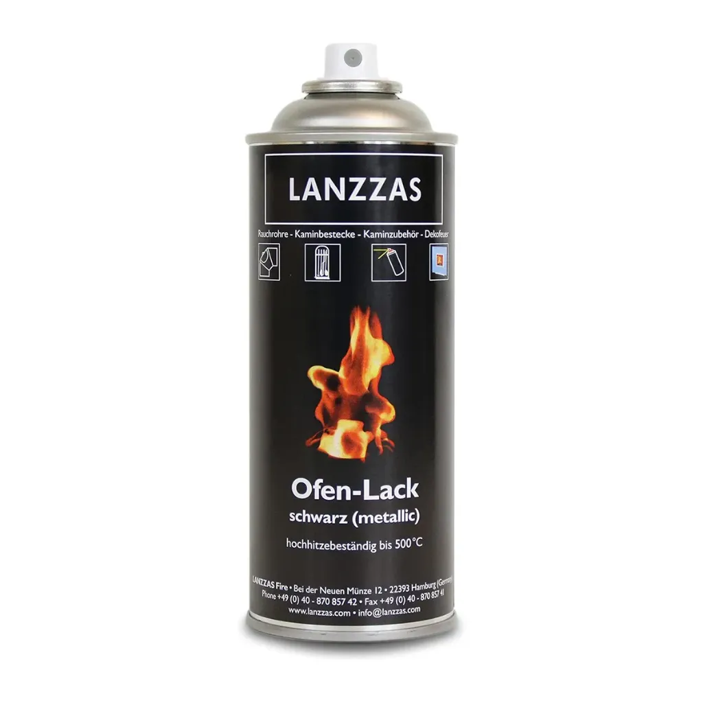 [Spray-B] Lanzzas Farbspray 400ml schwarz-metallic