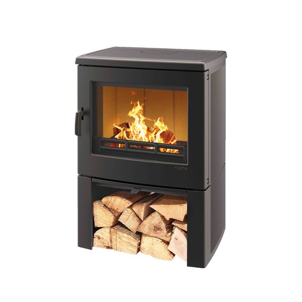 Allegra Small mit Holzfach LEDA Gussofen