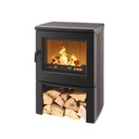 Allegra Small mit Holzfach LEDA Gussofen