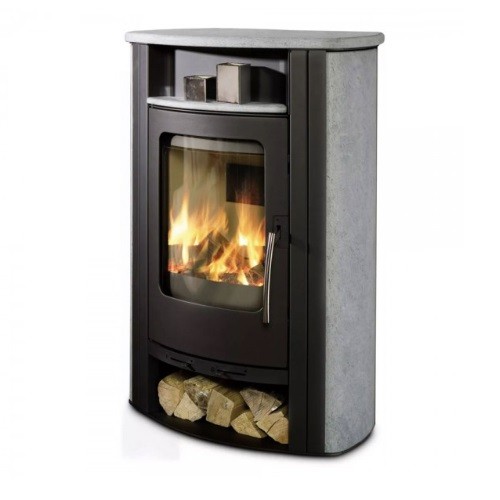 [72020S] Koppe Kaminofen Caron Aqua wasserführend