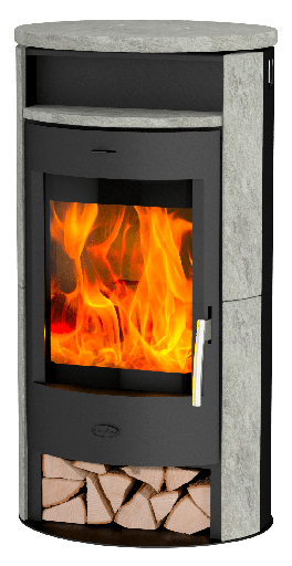 [R5692] Zamora Speckstein Kaminofen Fireplace