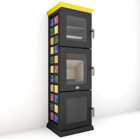 Max Blank Kaminofen Florenz mit Backfach