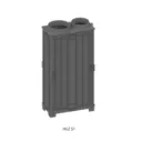 HGZ S1 Guss Camina & Schmid Nachheizkasten