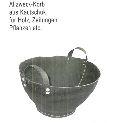 Holzkorb Kautschuk