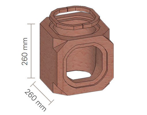 [22/9300-0060] Speichersteinsystem T-Stück ohne Feder