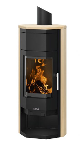 JUSTUS Kaminofen Usedom 5W+ mit Wärmespeicher