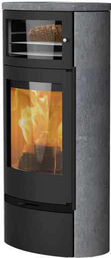 Lotus Kaminofen Jubilee 35 mit Verkleidung + Warmhaltefach