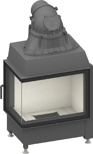 Camina & Schmid Kamineinsatz Ekko L 67(45)s (steglos) 